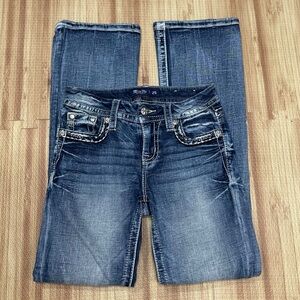 Miss Me Mid-Rise Boot Jeans – Style E14B345R [507]